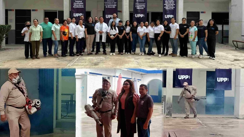 Fumigación en Universidades del Sur de Yucatán para Combatir el Dengue