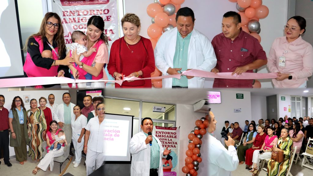 Hospital General de Tekax inaugura Sala de Lactancia Materna