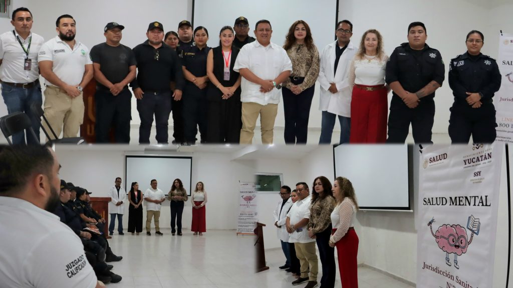 Capacitan a Policías Municipales del Sur de Yucatán en Primeros Auxilios Psicológicos