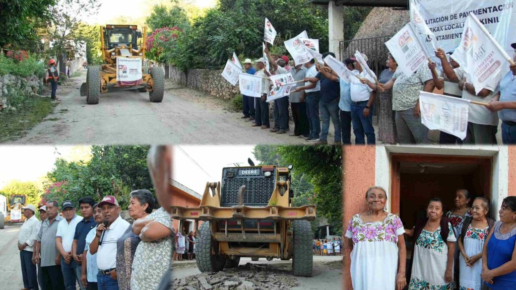 Con Hechos: Alcalde Manuel Vallejos da Banderazo a Obras Integrales de Vialidades en Kinil