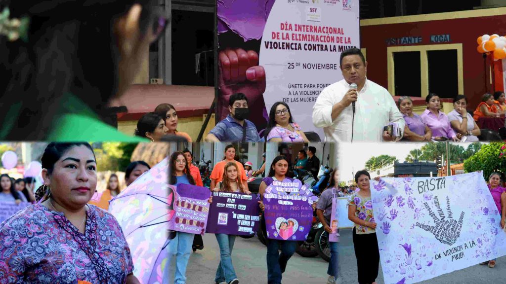 Marcha contra la Violencia de Género en Ticul